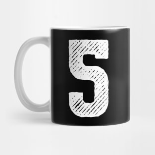 Rough Number 5 Mug